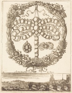 La veue du pont de Rouen