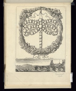 La veuë du pont de Rouen