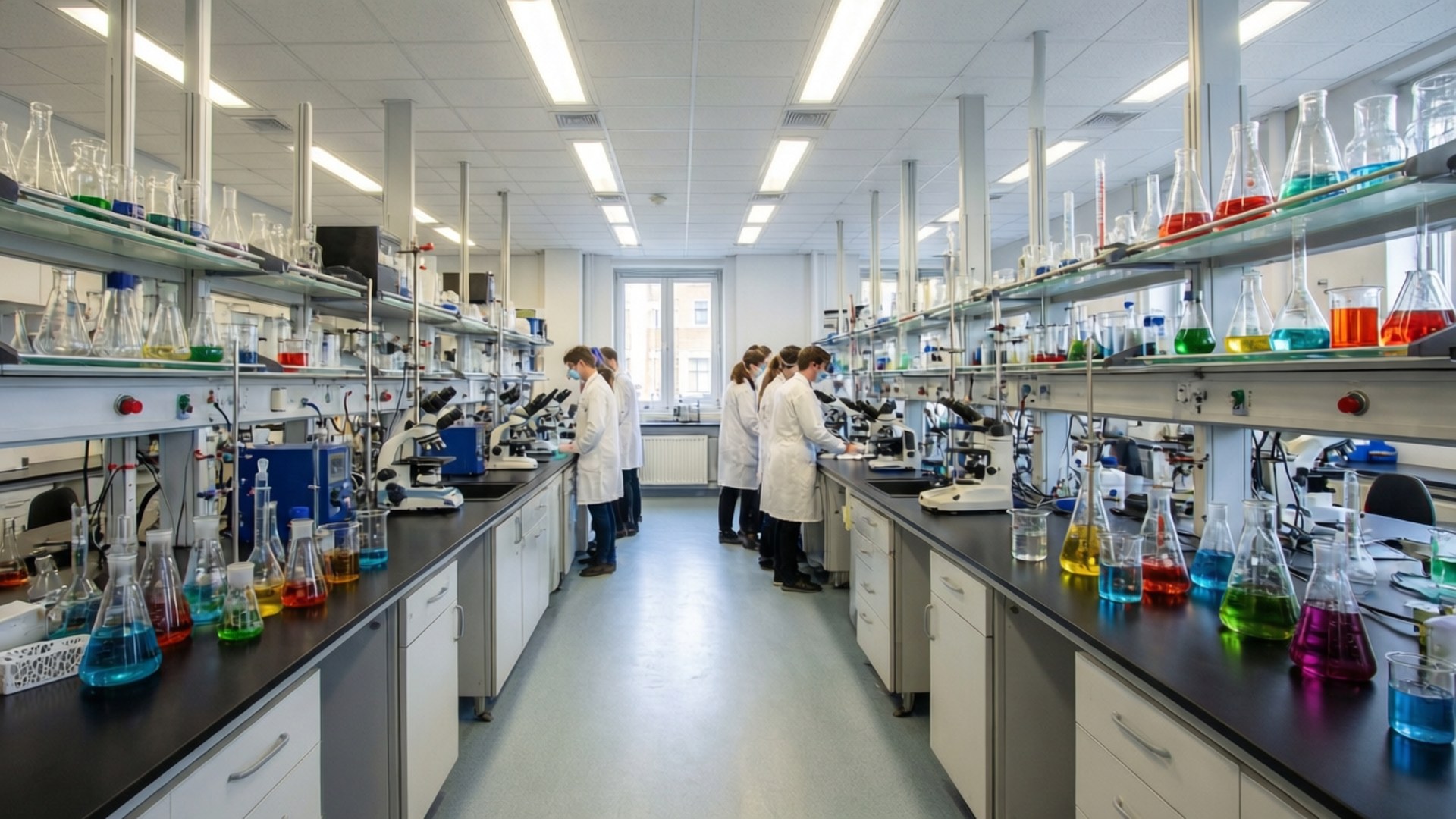 Laboratory Discovery by Wallpapers.art Studio