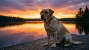 Labrador Lake Sunset