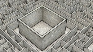 Labyrinth Box Outline