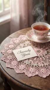 Lace and Tea Card