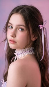 Lace Choker Glance