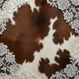 Lace Cowhide Fusion