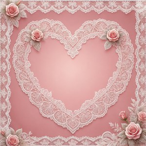 Lace Heart Border