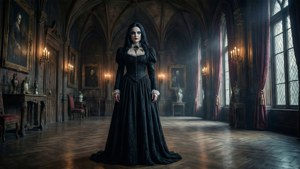 Lady Dimitrescu in Castle Hall