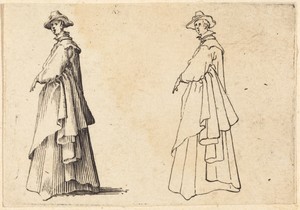 Lady in a Large Coat