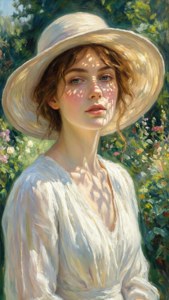 Lady in the Garden