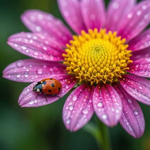 Ladybug on Flower
