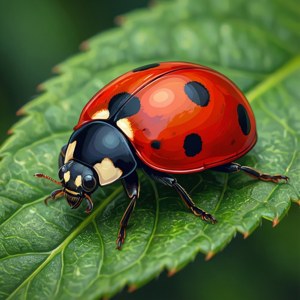 Ladybug on Leaf