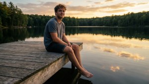 Lake Dock Sunset