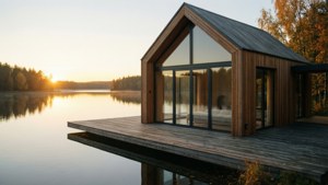 Lake House Sunrise