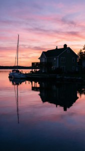 Lake House Sunset