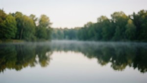 Lake Mist Blur