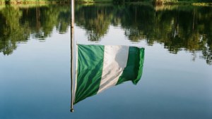 Lake Reflection Flag