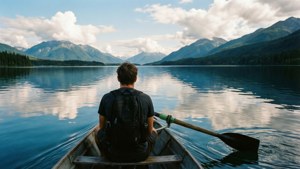Lake Rowing Serenity