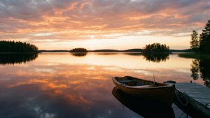Lake Saimaa Sunset
