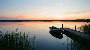 Lake Sunrise Reflection