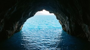 Lake Through the Cave