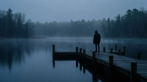 Lakeside Dusk Figure