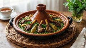 Lamb with Peas and Artichokes