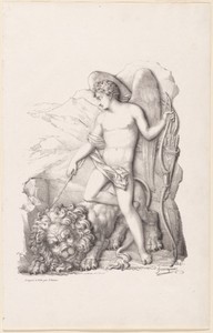 L’Amour terrassant un lion (Personification of Love Vanquishing a Lion)
