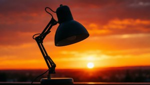 Lamp at Golden Hour