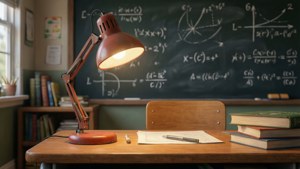 Lamp in Classroom