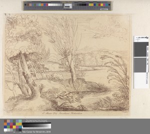 Landscape by a River, with Large Trees