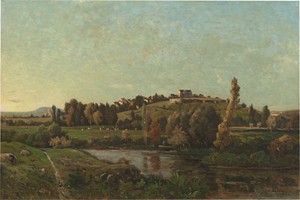 Landscape in Auvergne