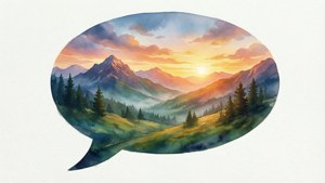 Landscape Inside Bubble