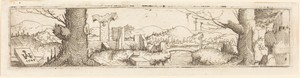 Landscape with a Brook and Ruins