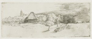 Landscape with a farm building and the 'house with the tower'