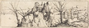 Landscape with a Lake [top plate]