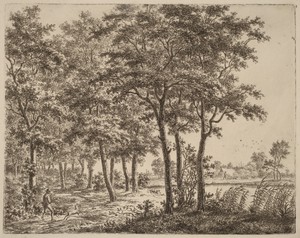 Landscape with a Peasant Carrying Firewood