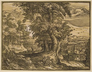 Landscape with a Shepherd Couple