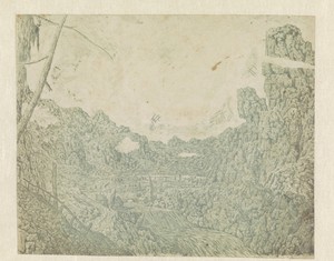 Landscape with a Waterfall, Second Version