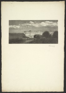 [Landscape with bridge]