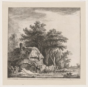 Landscape with Cottage on the Water