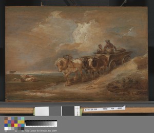 Landscape with Horse and Oxen Cart