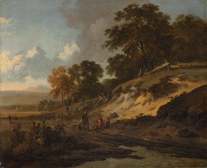 Landscape with Hunters