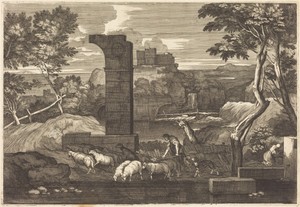 Landscape with Peasant and his Herd