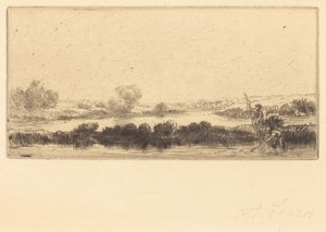 Landscape with Peat-bog; In the Marsh (Paysage des tourbieres; Dans les marais)