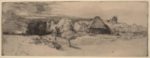 Landscape with Trees, Farm Buildings and a Tower