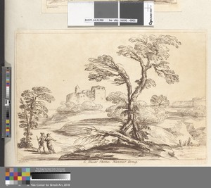 Landscape with Two Travellers Talking