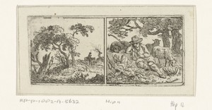 Landschap en herder