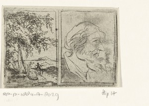 Landschap en portretstudie