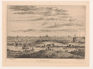 Landschap in de buurt van Haarlem