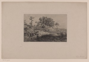 Landschap in de omgeving van de Ardennen