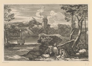 Landschap met Barmhartige Samaritaan